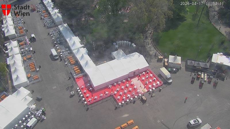 Archived image Webcam Vienna - City Hall