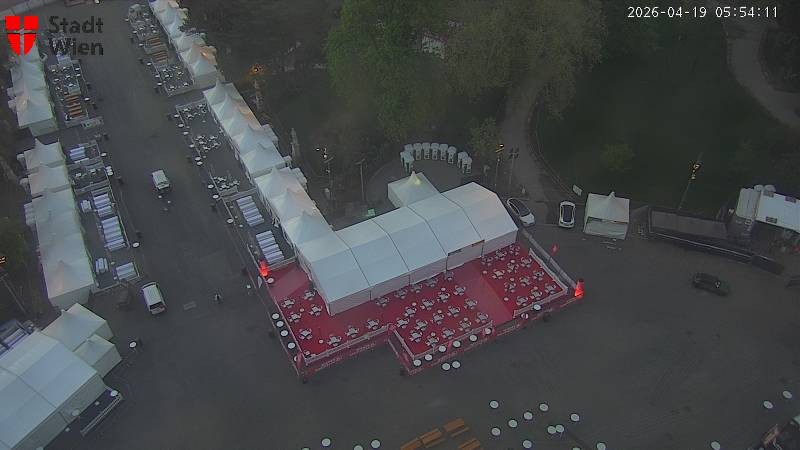 Archiv Foto Webcam Wien - Rathausplatz