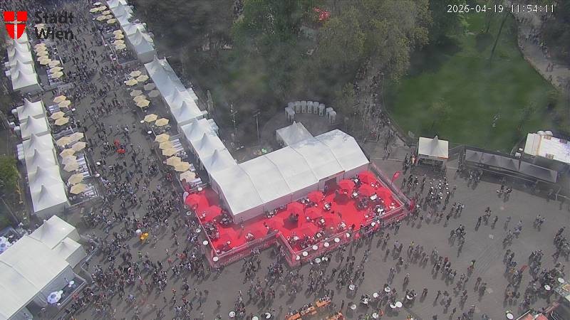 Archived image Webcam Vienna - City Hall