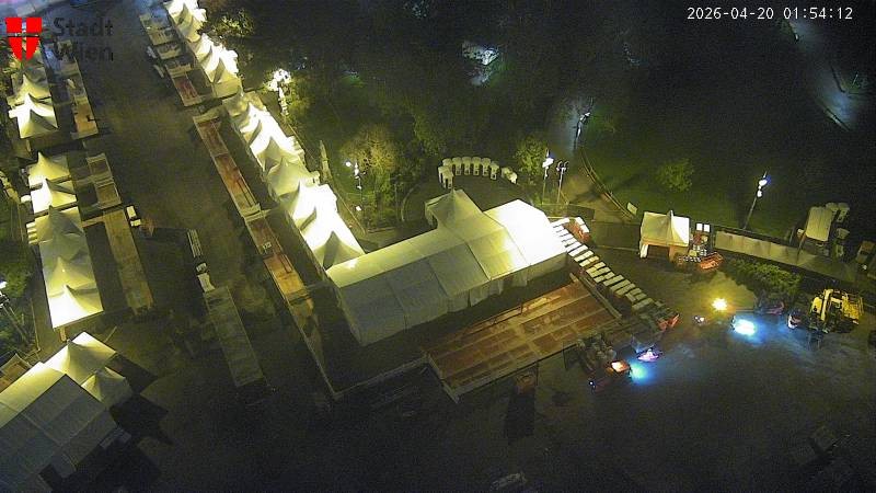 Archiv Foto Webcam Wien - Rathausplatz