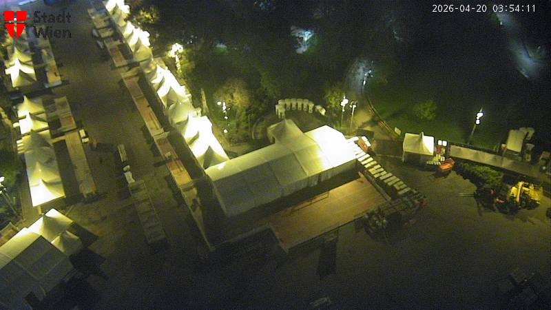 Archiv Foto Webcam Wien - Rathausplatz