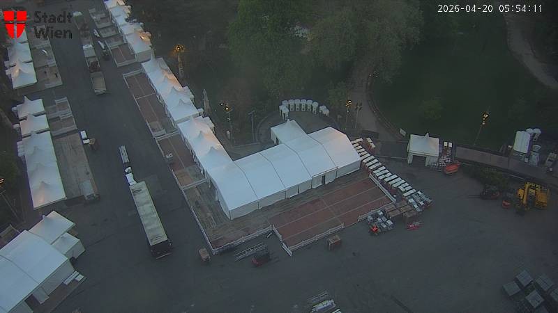 Archiv Foto Webcam Wien - Rathausplatz