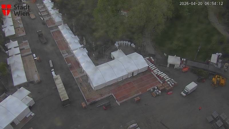 Archiv Foto Webcam Wien - Rathausplatz