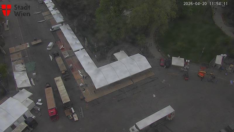 Archiv Foto Webcam Wien - Rathausplatz