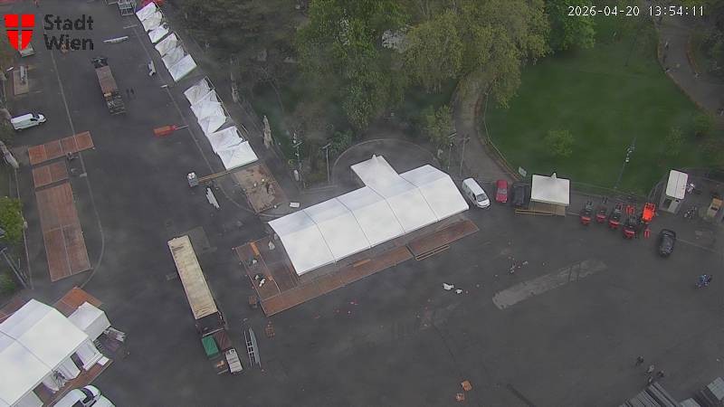 Archiv Foto Webcam Wien - Rathausplatz