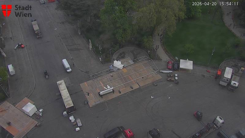 Archiv Foto Webcam Wien - Rathausplatz