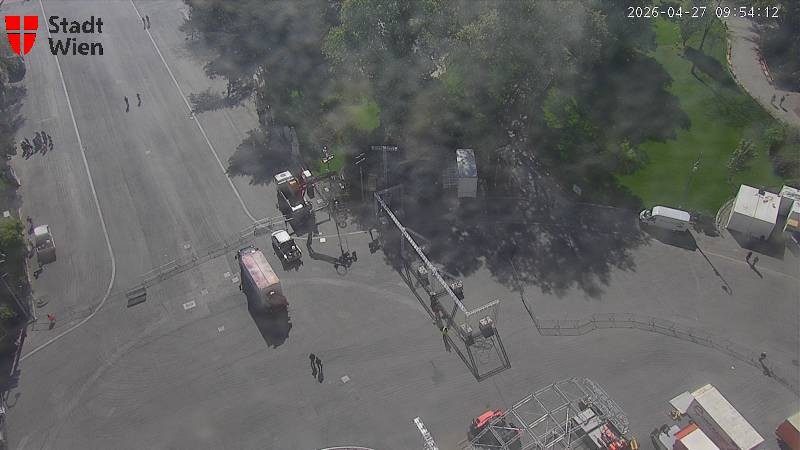 Archiv Foto Webcam Wien - Rathausplatz