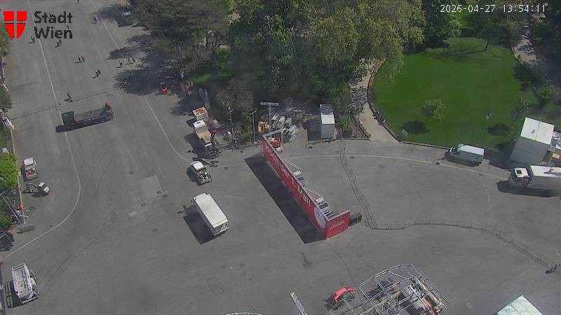 Archiv Foto Webcam Wien - Rathausplatz