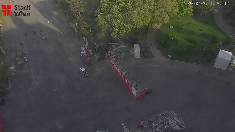 Archiv Foto Webcam Wien - Rathausplatz