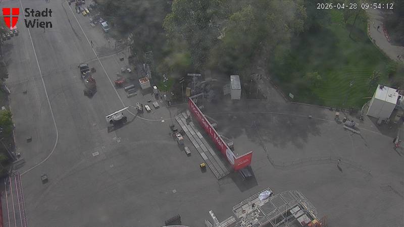 Archiv Foto Webcam Wien - Rathausplatz