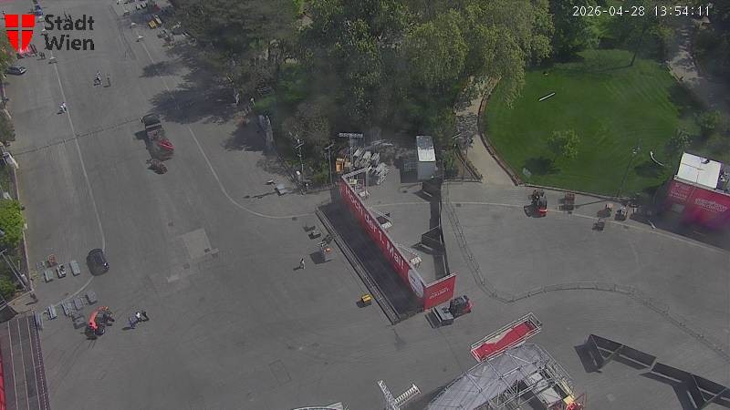 Archiv Foto Webcam Wien - Rathausplatz