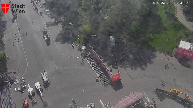 Archiv Foto Webcam Wien - Rathausplatz