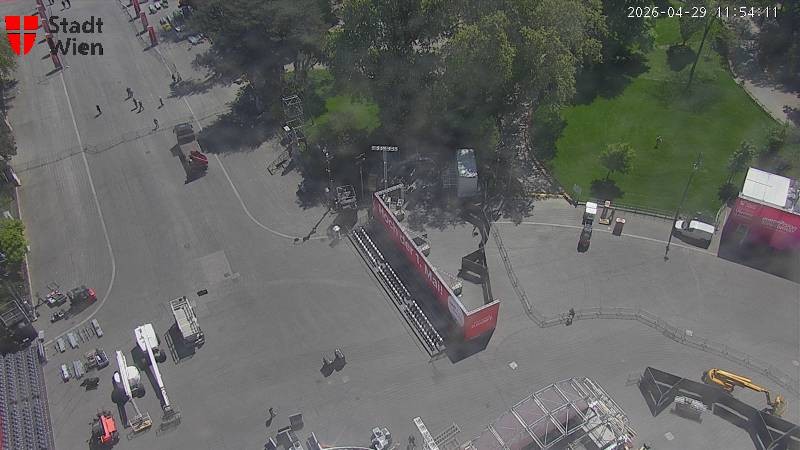 Archiv Foto Webcam Wien - Rathausplatz