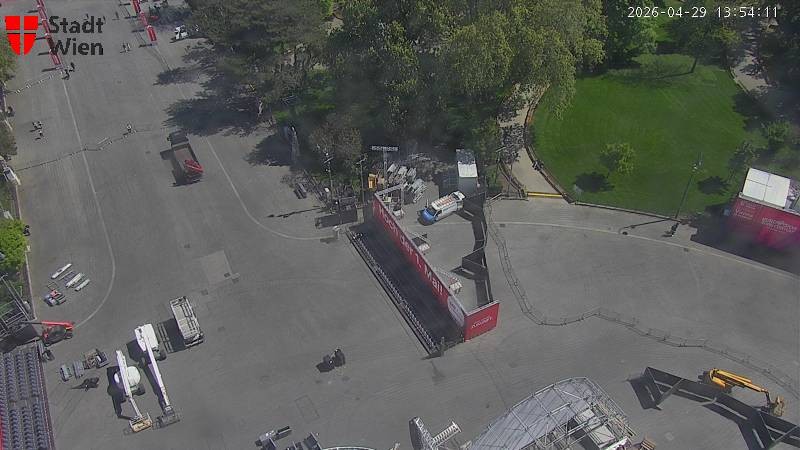 Archiv Foto Webcam Wien - Rathausplatz