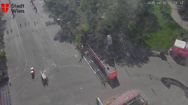 Archiv Foto Webcam Wien - Rathausplatz