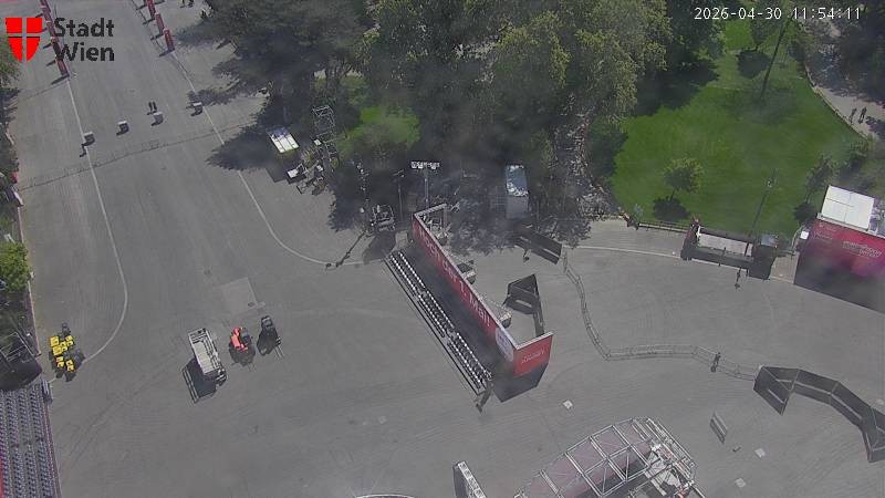 Archiv Foto Webcam Wien - Rathausplatz