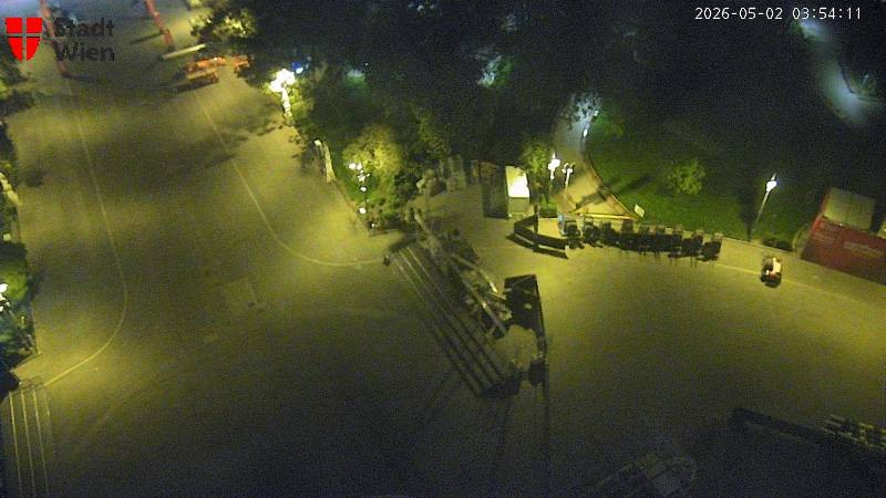 Archiv Foto Webcam Wien - Rathausplatz