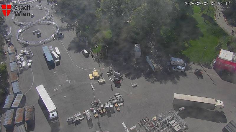 Archiv Foto Webcam Wien - Rathausplatz