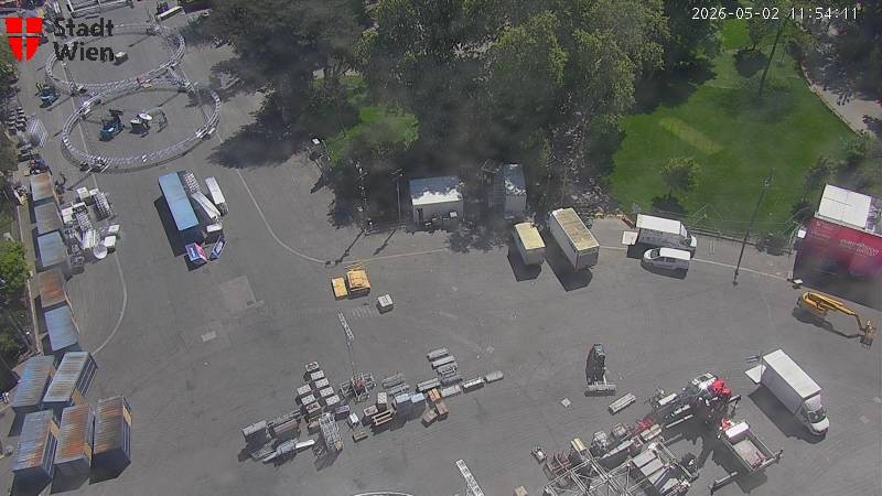 Archiv Foto Webcam Wien - Rathausplatz