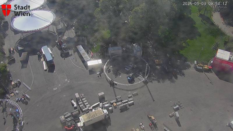 Archiv Foto Webcam Wien - Rathausplatz