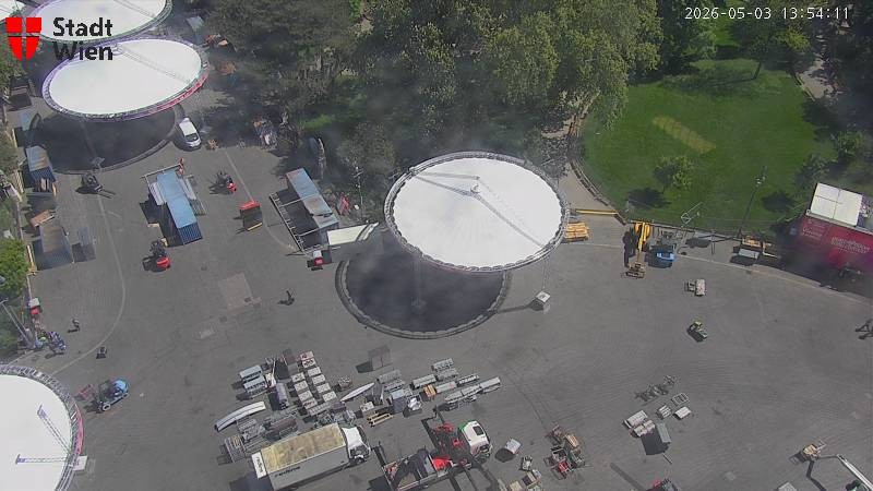 Archiv Foto Webcam Wien - Rathausplatz