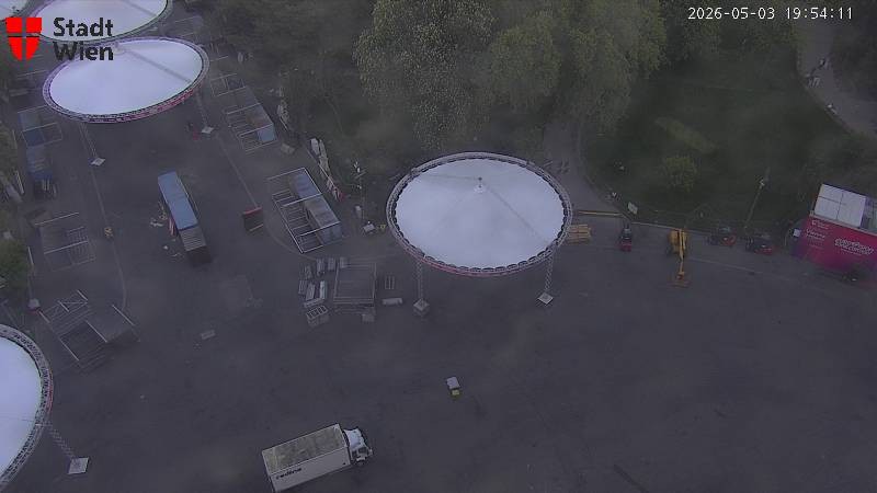Archiv Foto Webcam Wien - Rathausplatz
