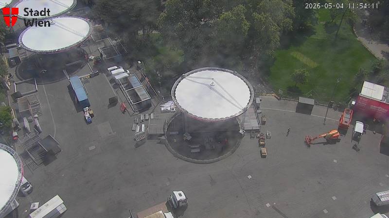 Archiv Foto Webcam Wien - Rathausplatz