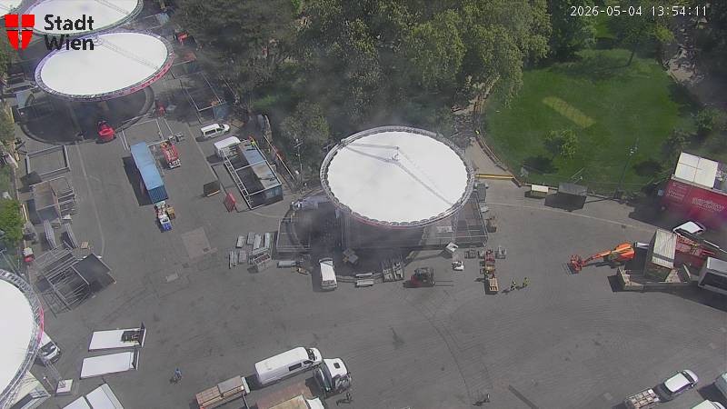 Archiv Foto Webcam Wien - Rathausplatz