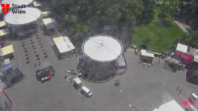 Archiv Foto Webcam Wien - Rathausplatz