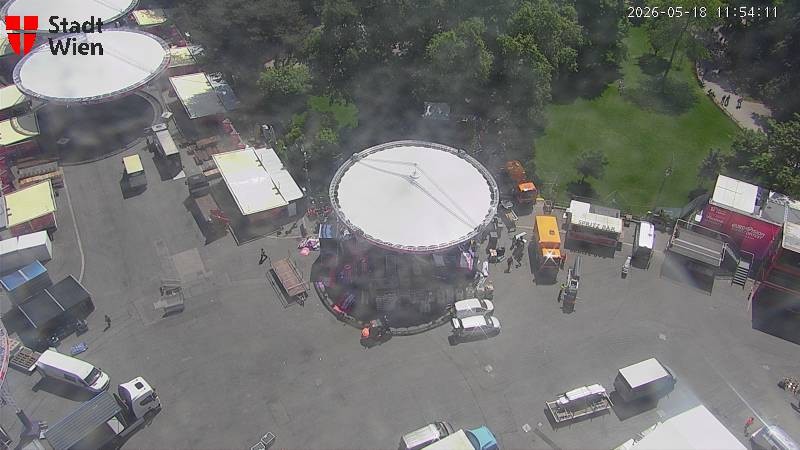 Archiv Foto Webcam Wien - Rathausplatz
