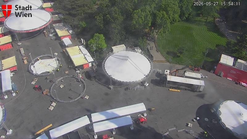 Archiv Foto Webcam Wien - Rathausplatz