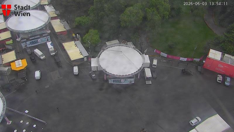 Archiv Foto Webcam Wien - Rathausplatz