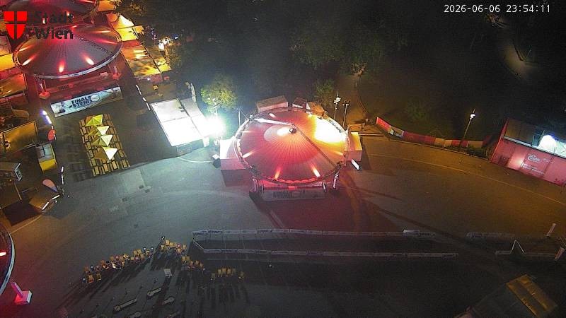 Archiv Foto Webcam Wien - Rathausplatz