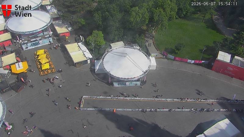 Archiv Foto Webcam Wien - Rathausplatz