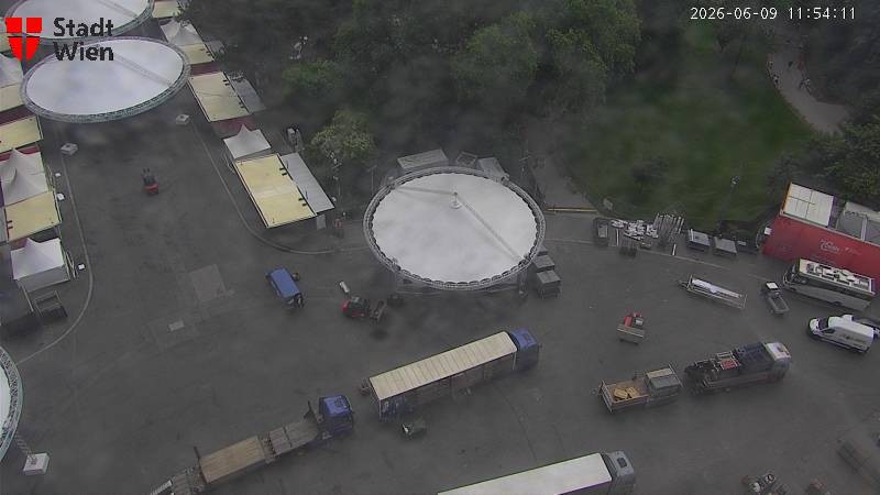Archiv Foto Webcam Wien - Rathausplatz