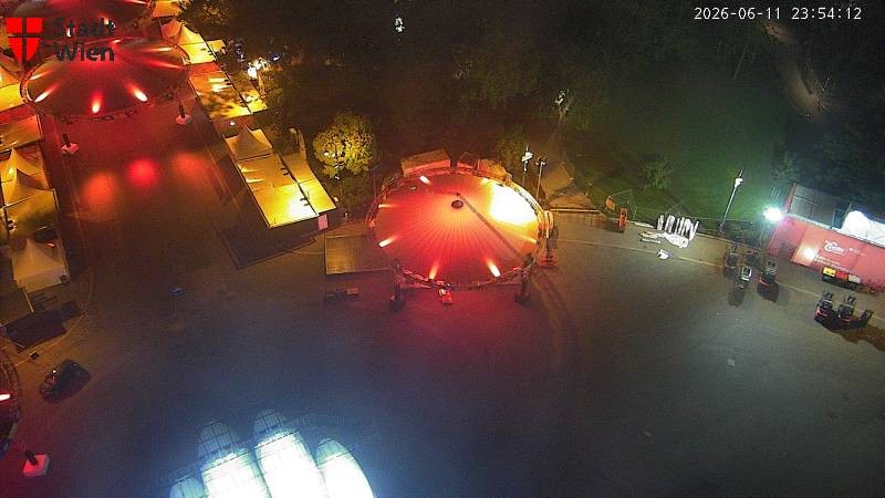 Archiv Foto Webcam Wien - Rathausplatz
