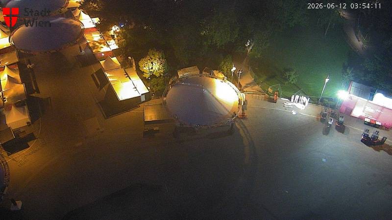 Archiv Foto Webcam Wien - Rathausplatz