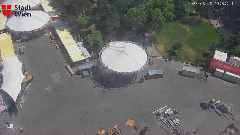 Archiv Foto Webcam Wien - Rathausplatz