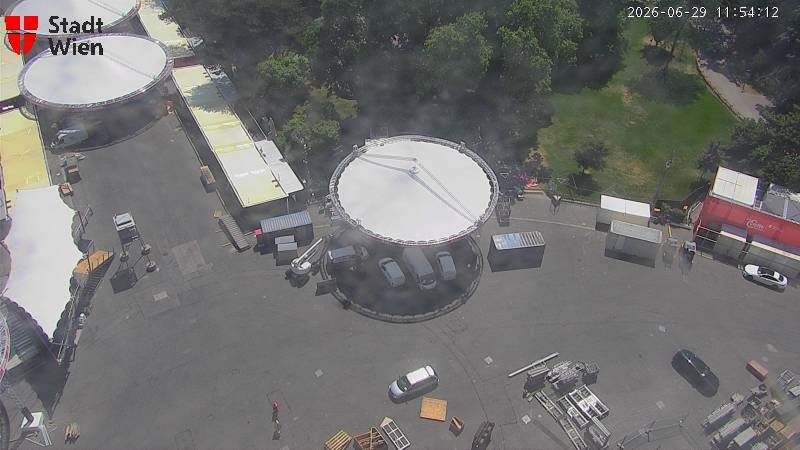 Archiv Foto Webcam Wien - Rathausplatz