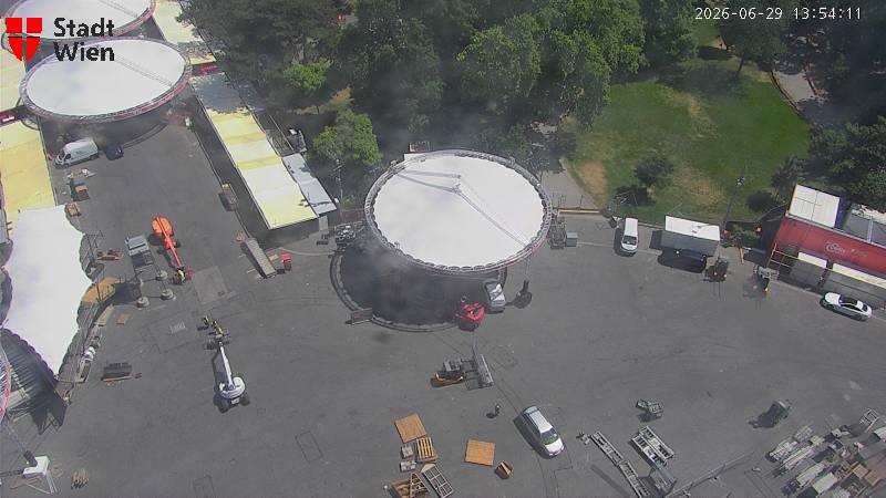Archiv Foto Webcam Wien - Rathausplatz