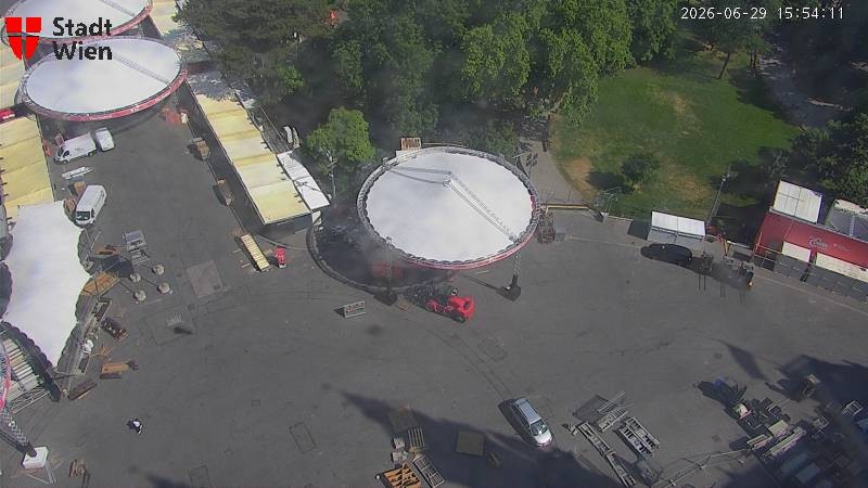 Archiv Foto Webcam Wien - Rathausplatz