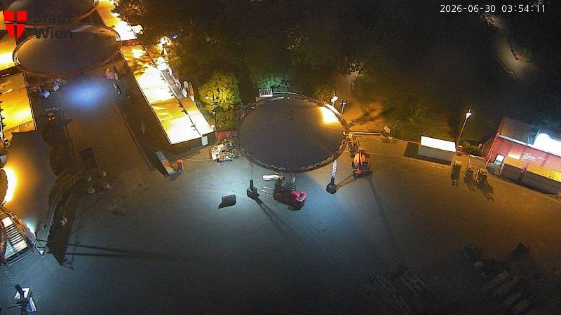 Archiv Foto Webcam Wien - Rathausplatz