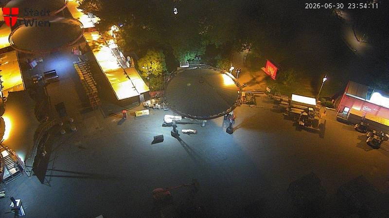 Archiv Foto Webcam Wien - Rathausplatz