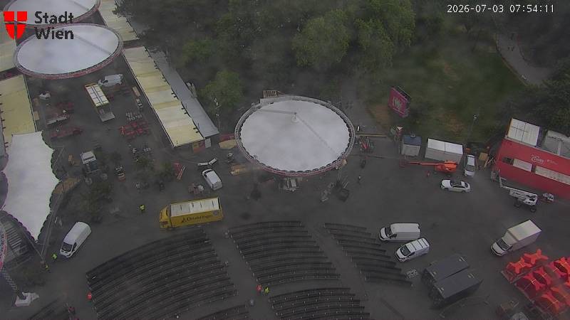 Archived image Webcam Vienna - City Hall