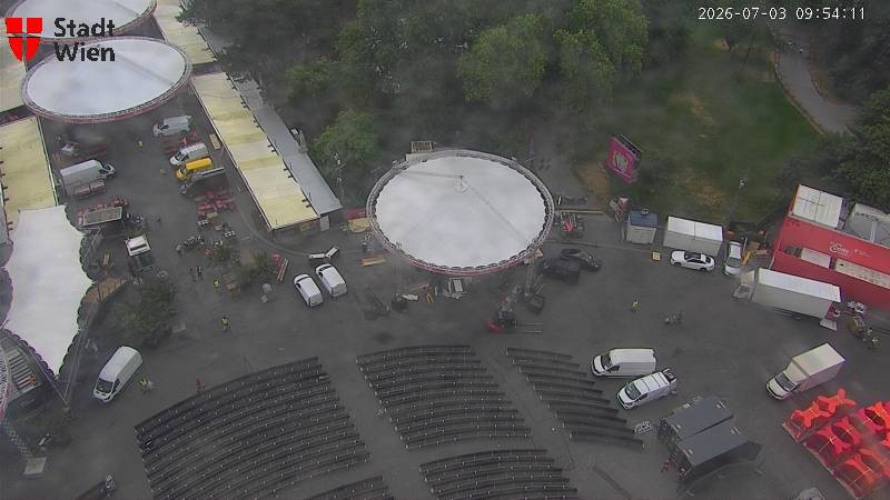Archiv Foto Webcam Wien - Rathausplatz