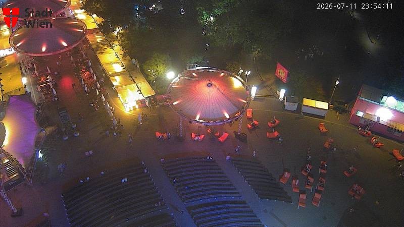 Archiv Foto Webcam Wien - Rathausplatz