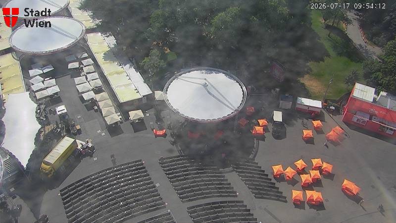 Archiv Foto Webcam Wien - Rathausplatz