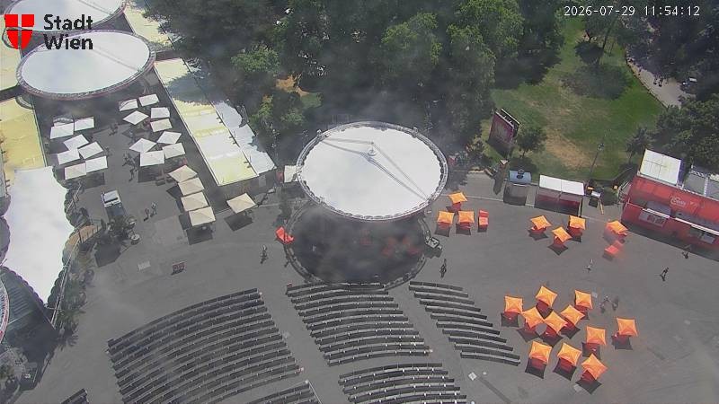 Archiv Foto Webcam Wien - Rathausplatz