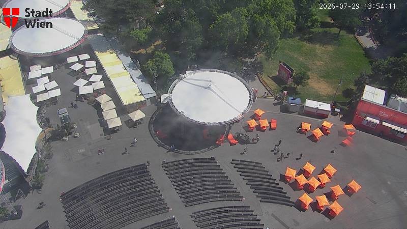 Archiv Foto Webcam Wien - Rathausplatz