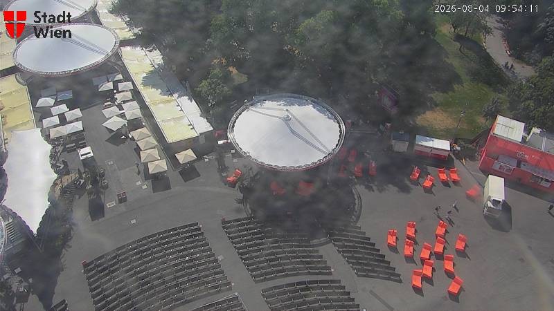 Archiv Foto Webcam Wien - Rathausplatz